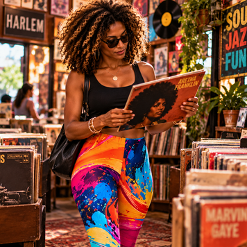 Chromatic Rush | Art in Motion Leggings