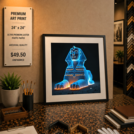 Sphinx - Premium Art Print - 24