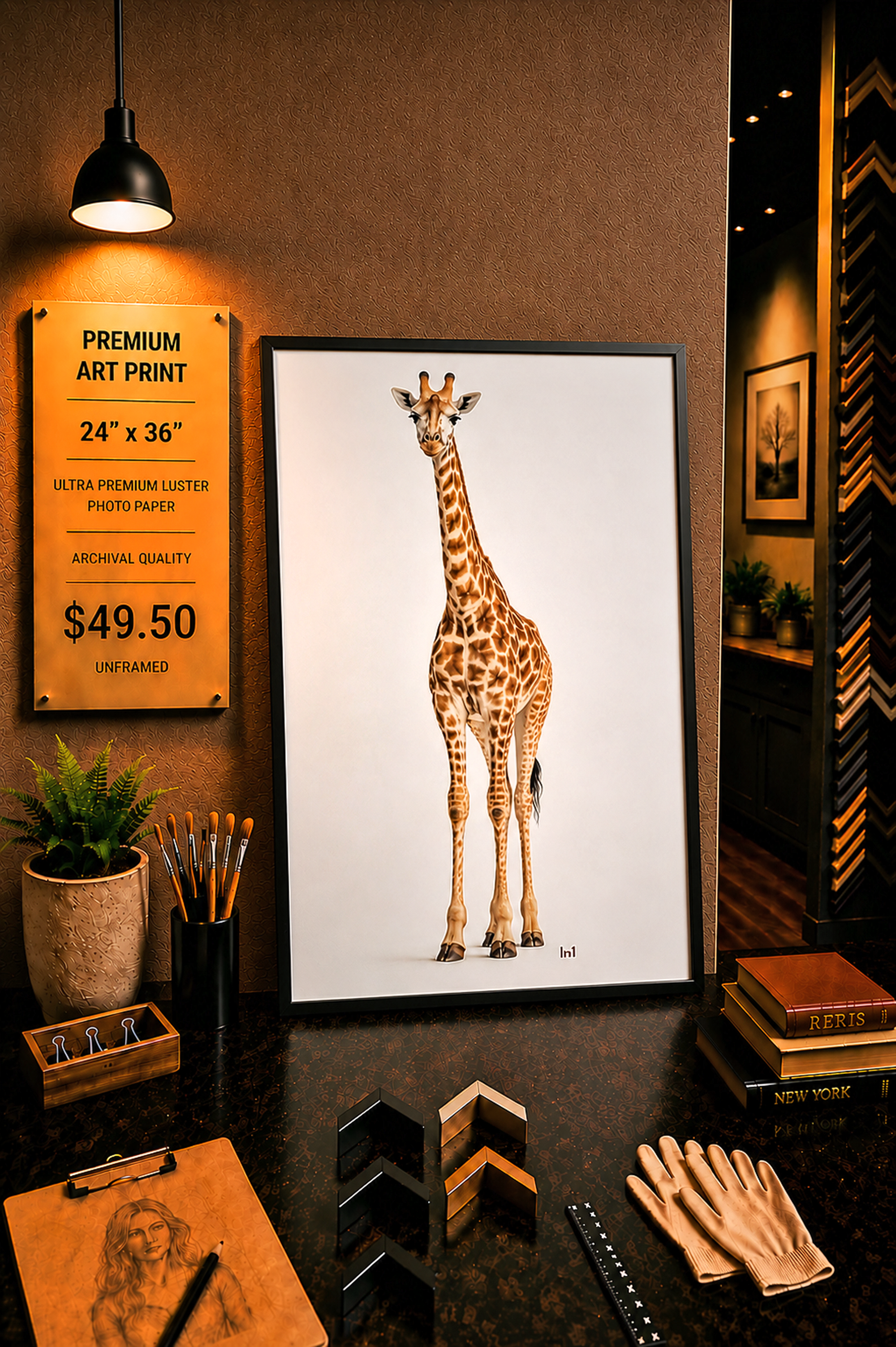 Standing Tall - Premium Art Print - 24