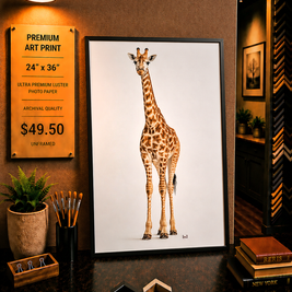 Standing Tall - Premium Art Print - 24