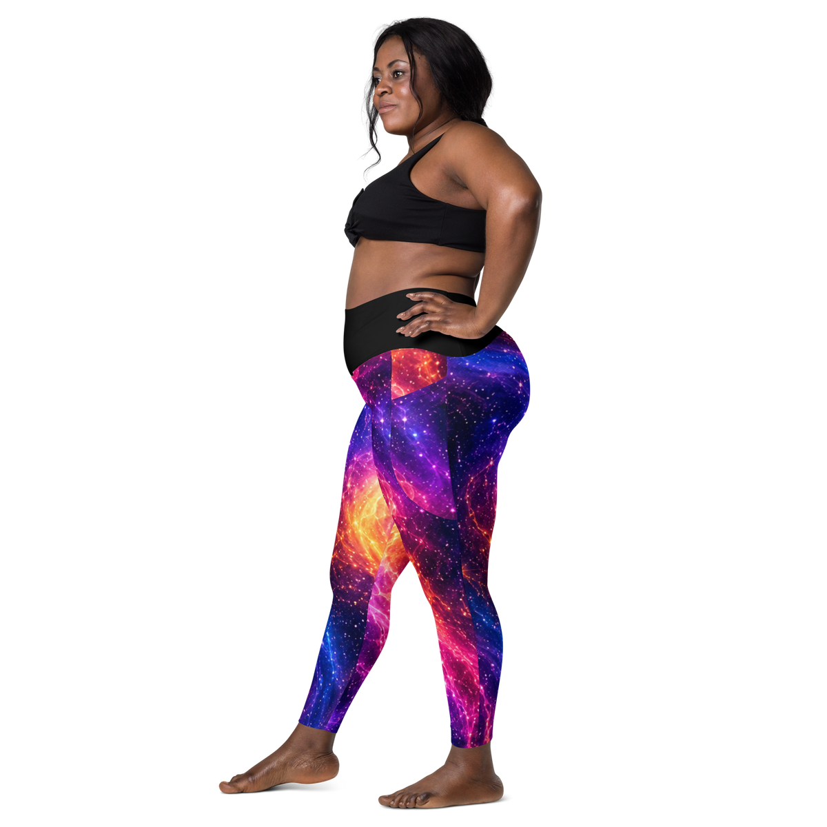 Women's leggings in a starlight design