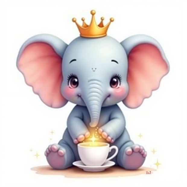 "Little Majesty" - 14"w x 14"h Canvas Wall Art