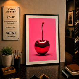 The Cherry - Premium Art Print - 24
