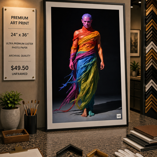 The Figure - Premium Art Print - 24"w x 36"h