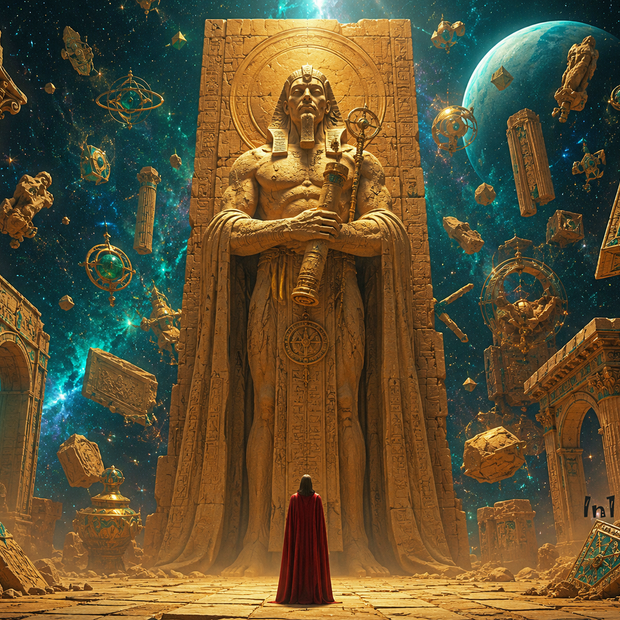 "The Guardian" Canvas Wall Piece - 60"w x 40"h