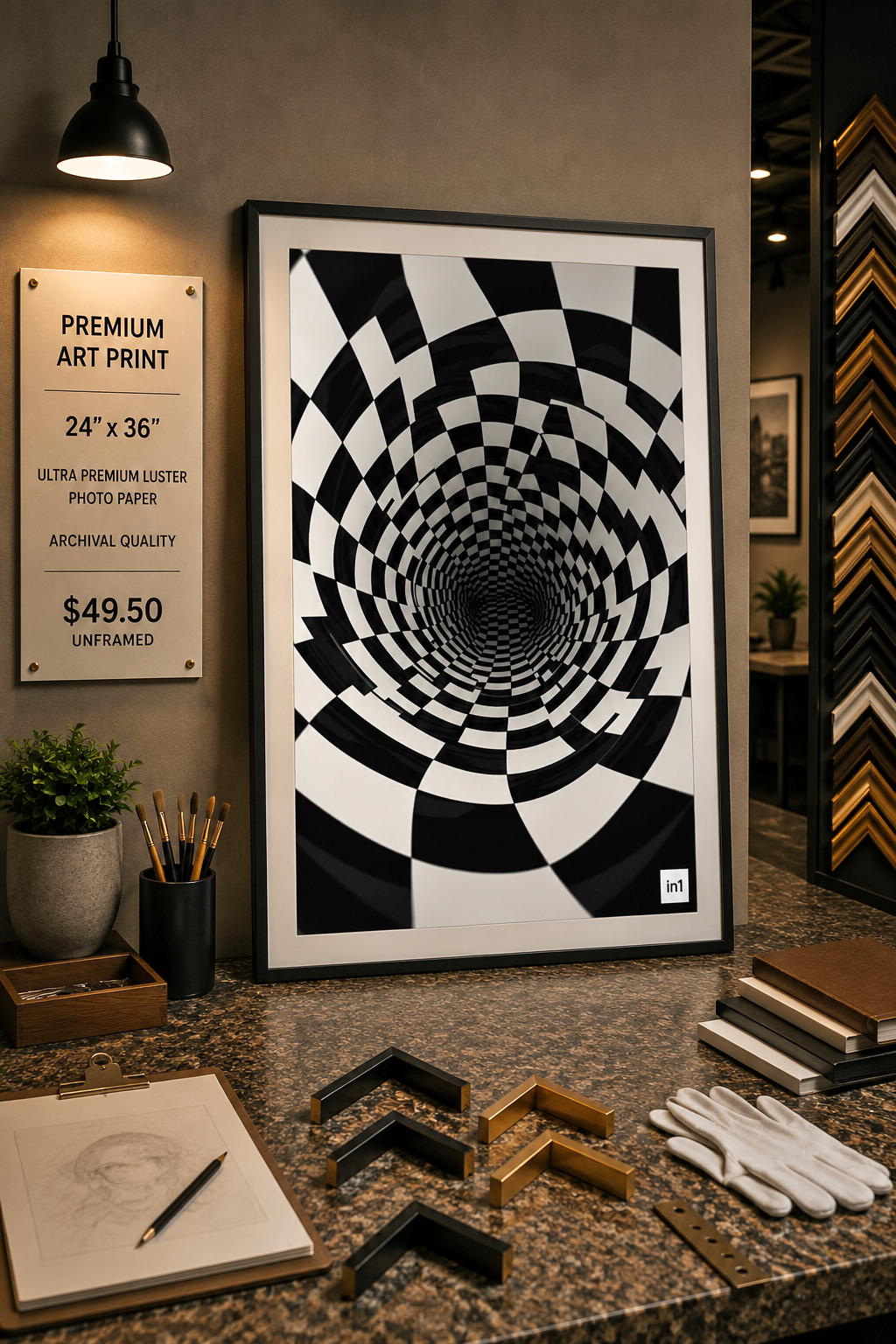 The Hole - Premium Art Print - 24"w x 36"h