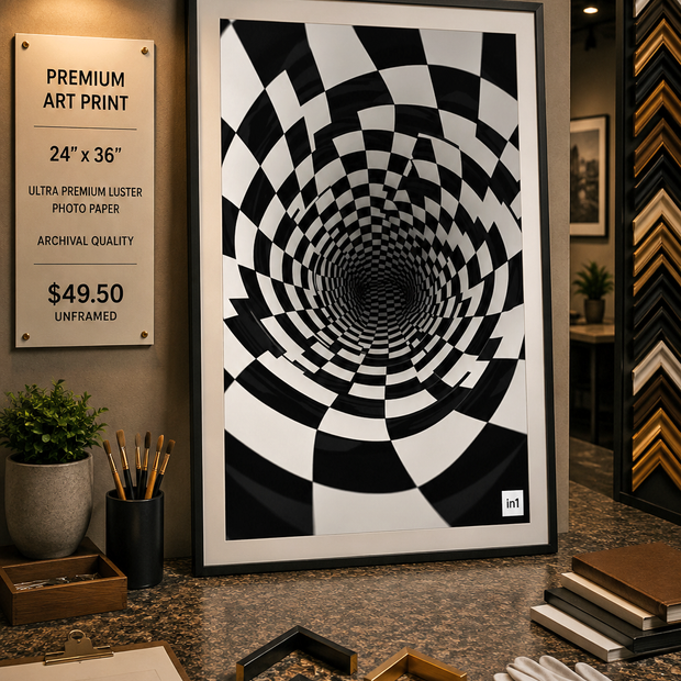 The Hole - Premium Art Print - 24"w x 36"h