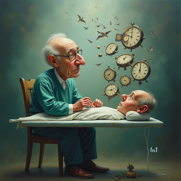 "The Surgeon" Canvas Wall Art - 37"w x 37"h