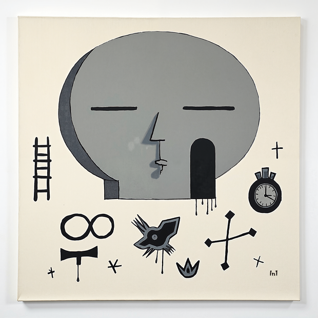 "3 AM" - 36"w x 36"h Canvas Wall Art