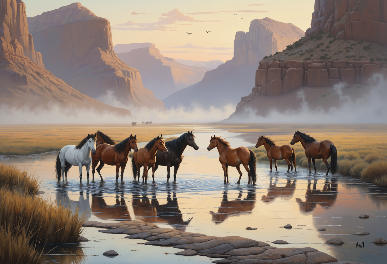 “The Watering Hole” - 60