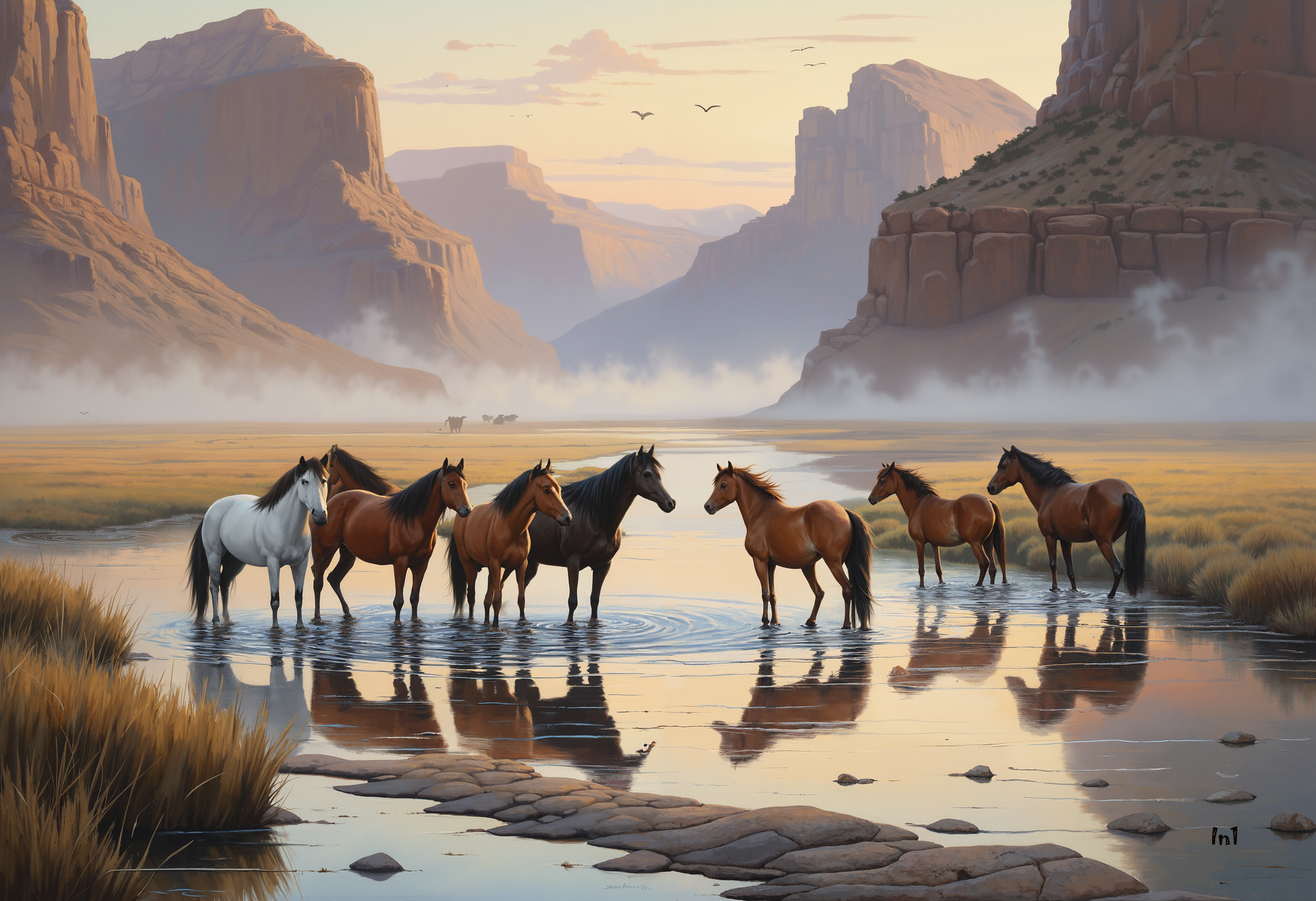 “The Watering Hole” - 60