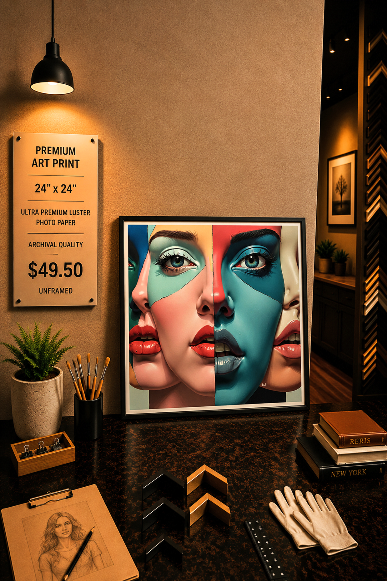 We Are Family - Premium Art Print - 24"w x 24"h