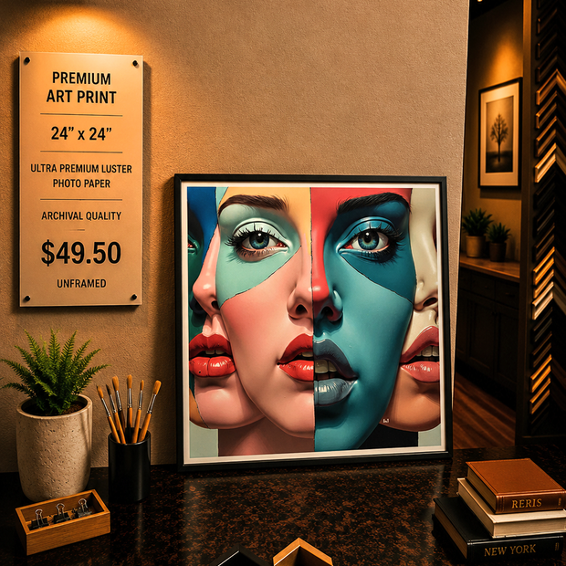 We Are Family - Premium Art Print - 24"w x 24"h