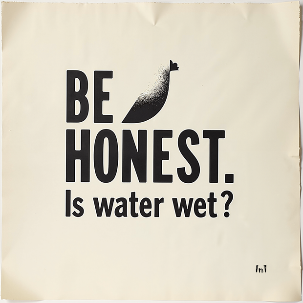 "Water Wet" Canvas Wall Art - 14"w x 14"h