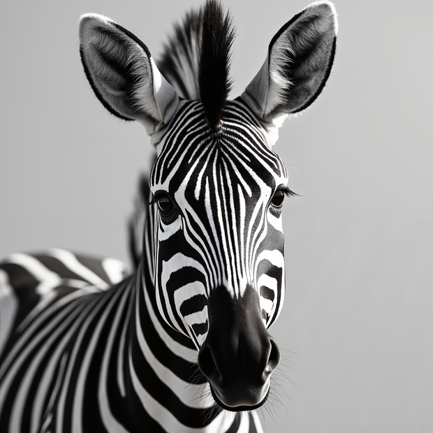 “Zebra” - 60"w x 40"h Premium Canvas Wall Art