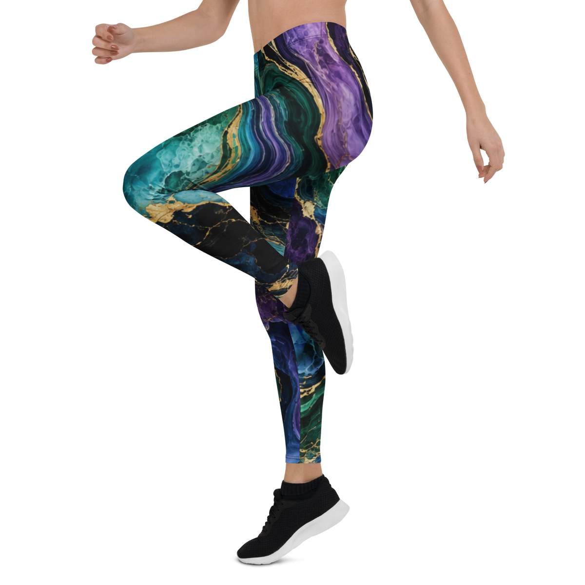 Liquid Gem | Art in Motion Leggings – In1SpotWorld Studio™