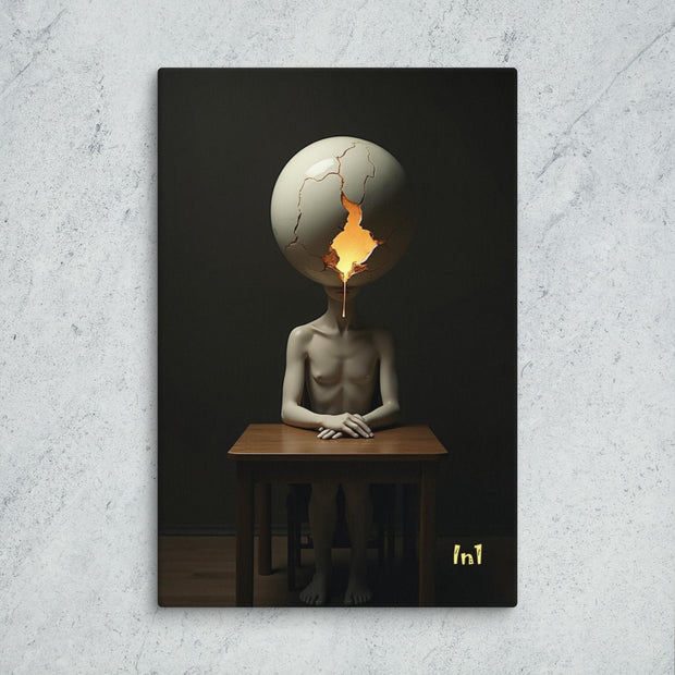 "Interior Light Leak" - 16"w x 24"h Canvas Wall Art