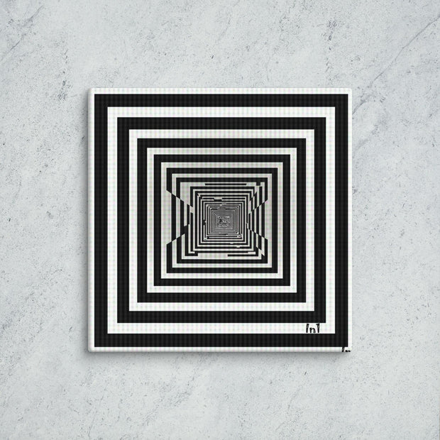 "Vanishing Point" -  24"w x 24"h Canvas Wall Art