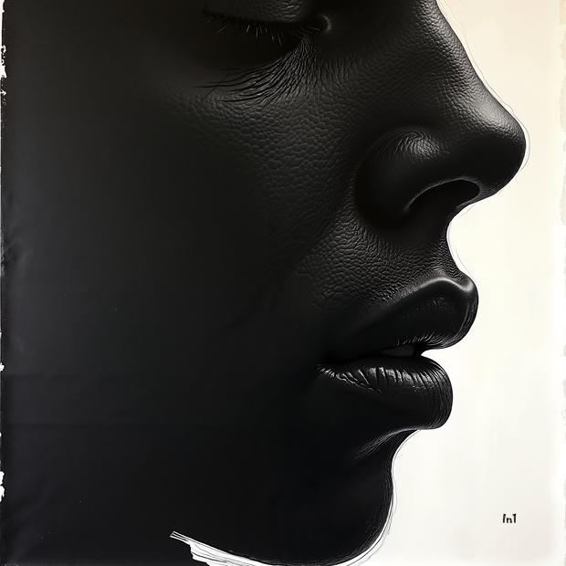 "Closeup" - 37"w x 37"h Canvas Wall Art