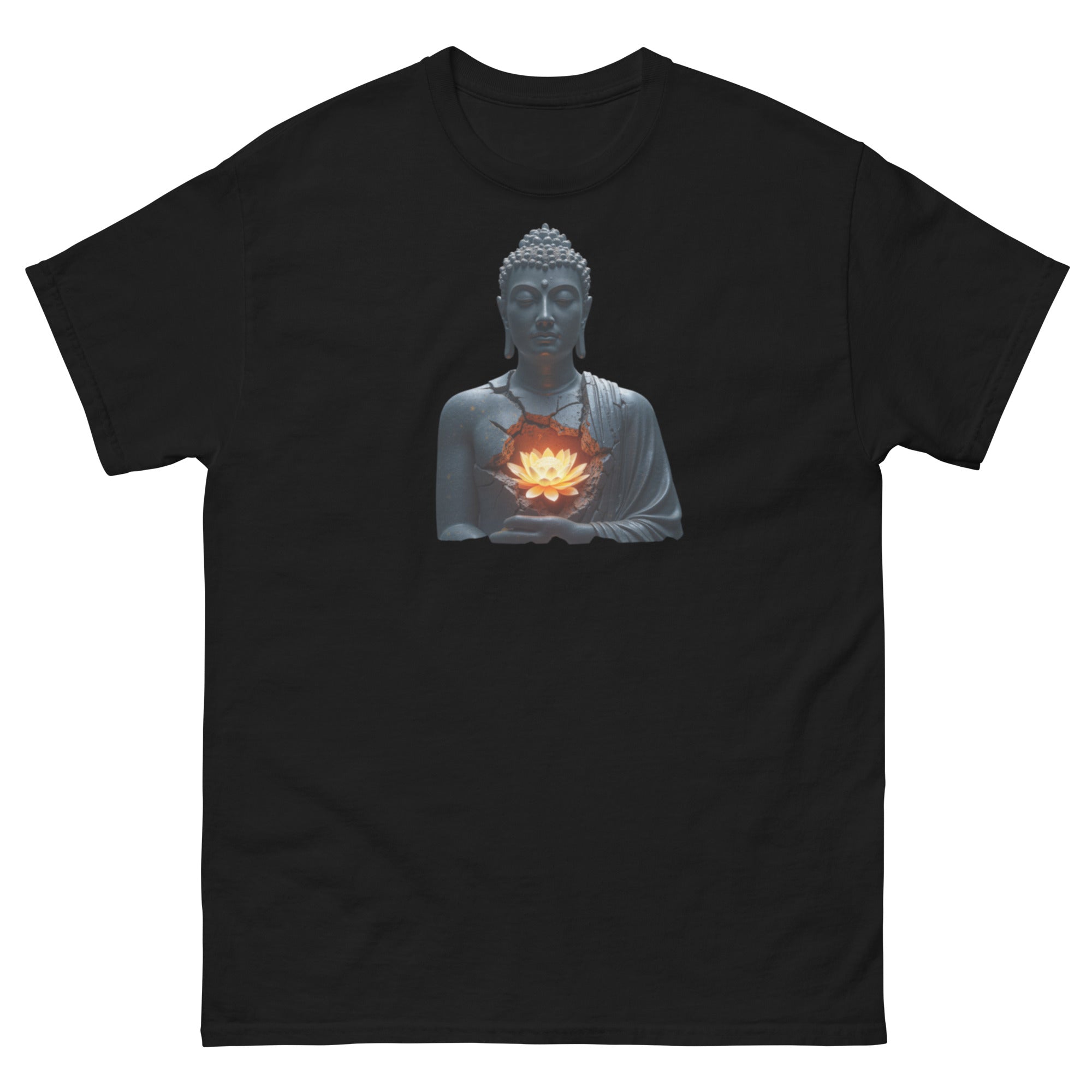 A Massive Stone Buddha Cracked Open - Unisex classic tee