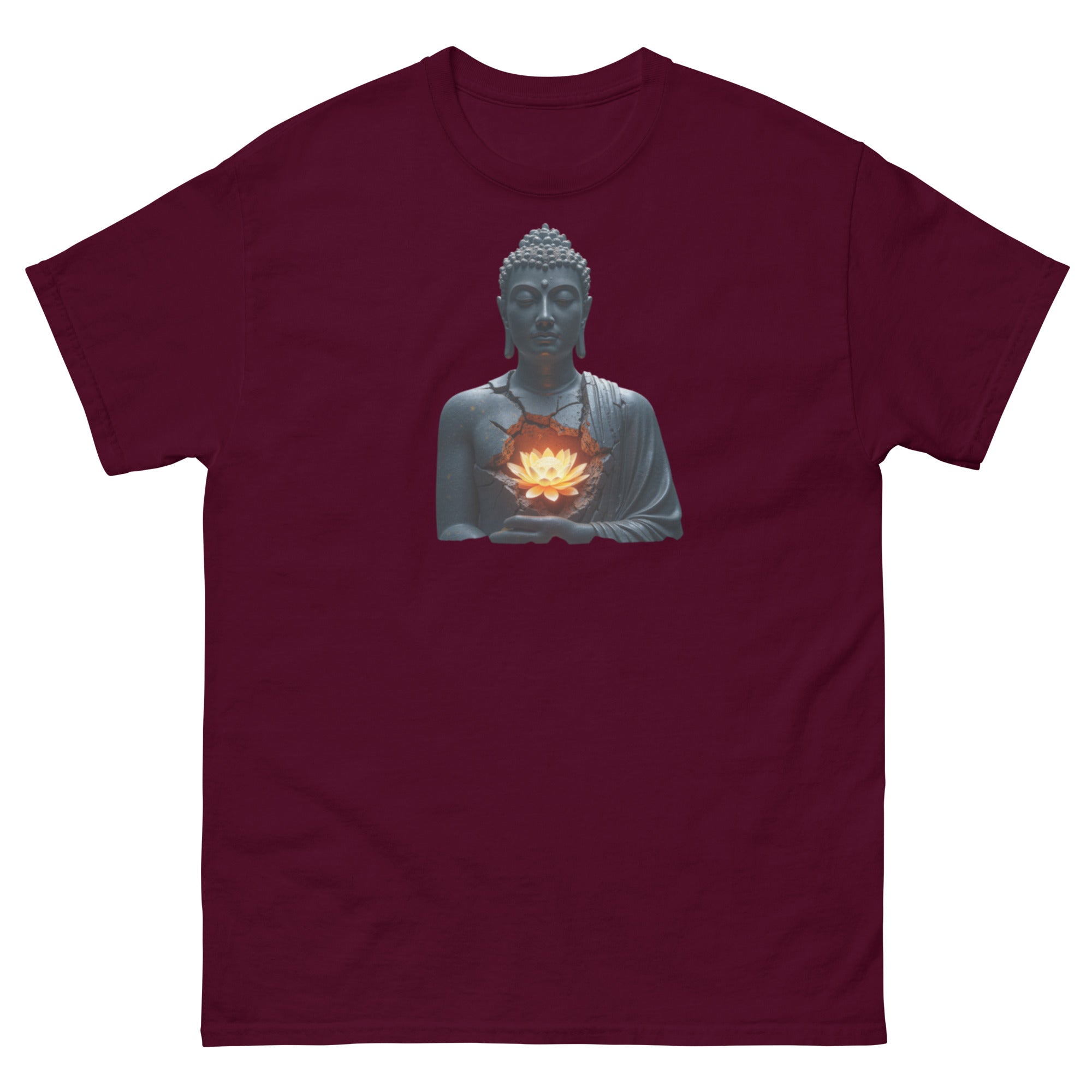 A Massive Stone Buddha Cracked Open - Unisex classic tee