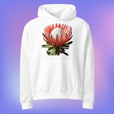 Regal Protea in Full Bloom - Oversized heavyweight hoodie